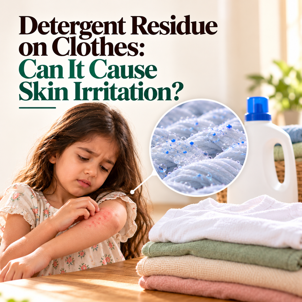 Detergent Residue on Clothes: Can It Cause Skin Irritation?