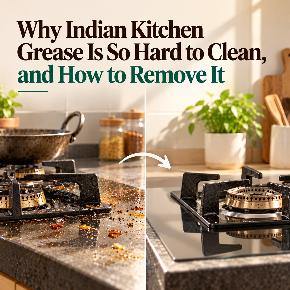 Why Indian Kitchen Grease Is So Hard to Clean, and How to Remove It