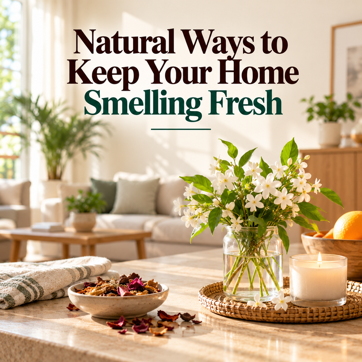 Natural Ways to Keep Your Home Smelling Fresh