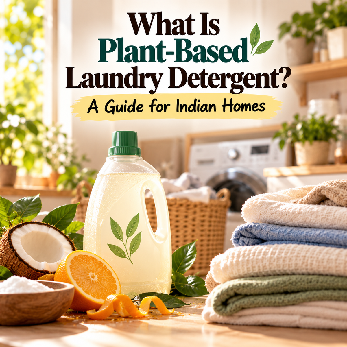 What Is Plant-Based Laundry Detergent? A Guide for Indian Homes