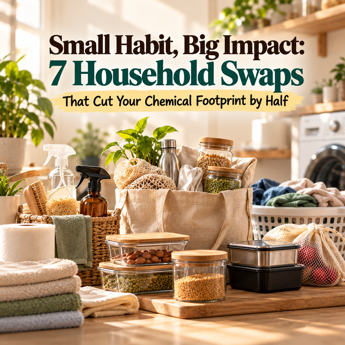 Small Habit, Big Impact: 7 Household Swaps That Cut Your Chemical Footprint by Half