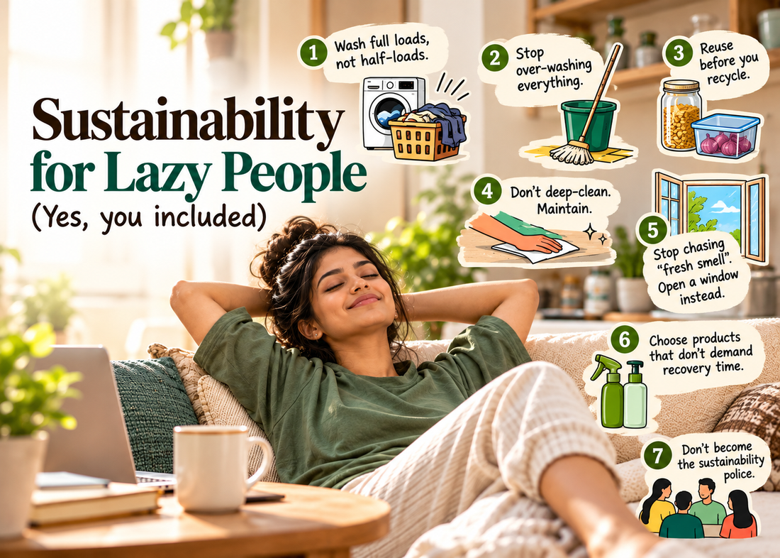 Sustainability for Lazy People (Yes, You Included)