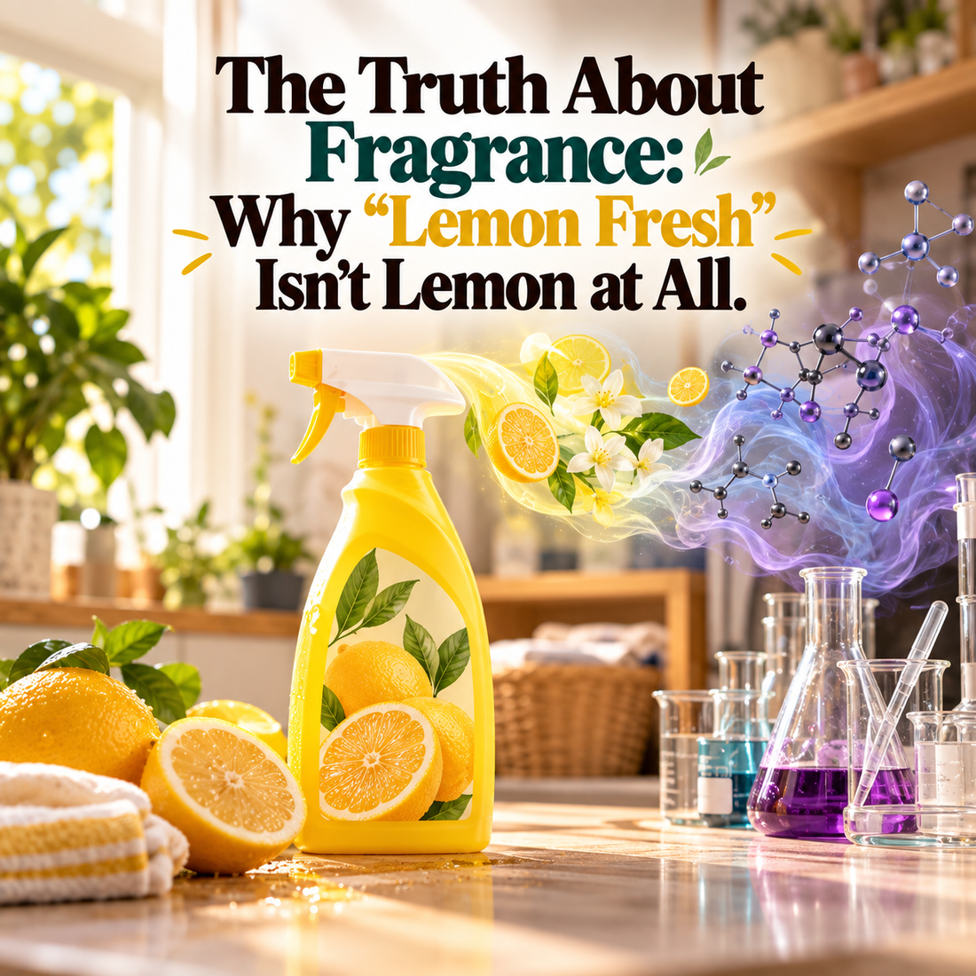 The Truth About Fragrance: Why “Lemon Fresh” Isn’t Lemon at All