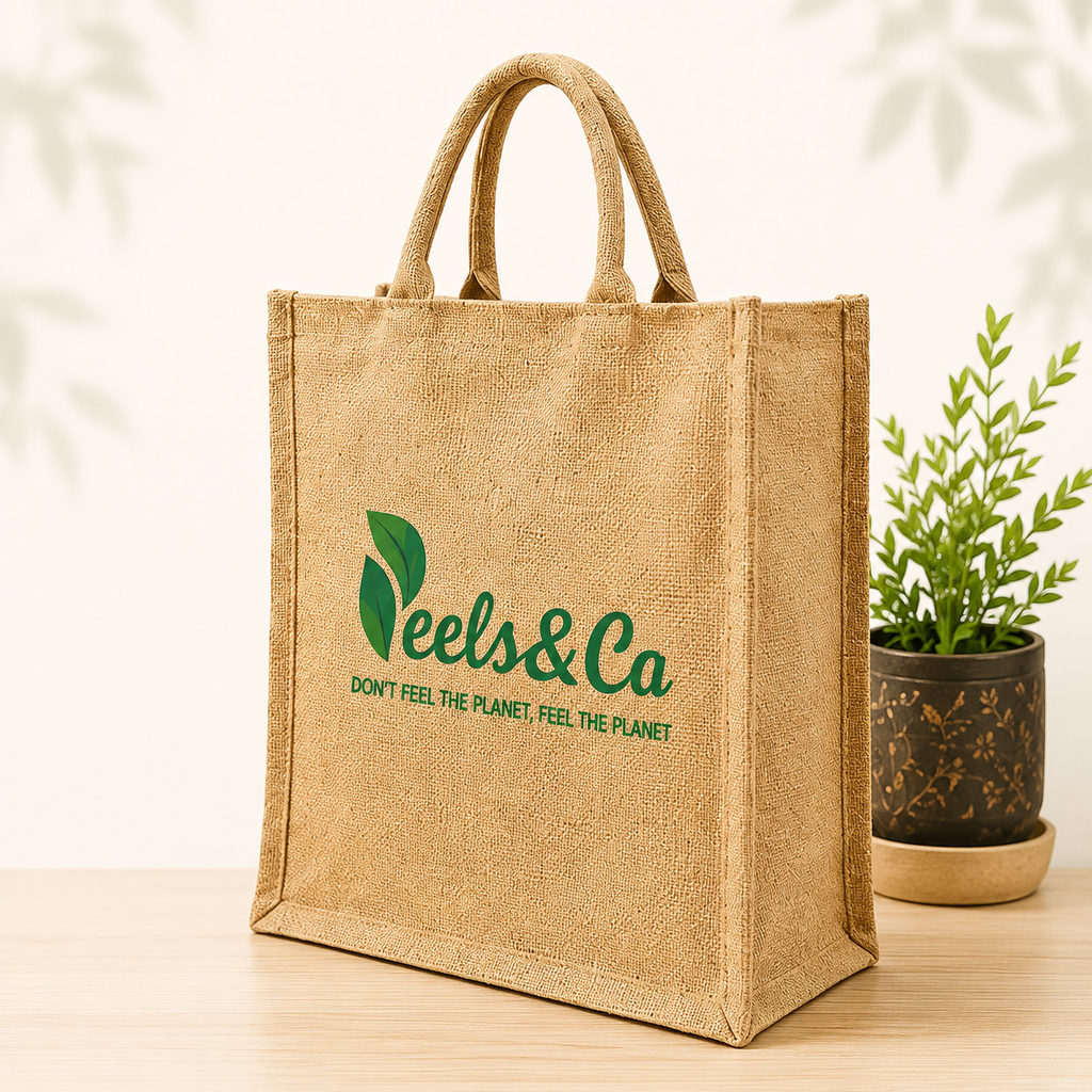 Everyday Jute Bag -( Functional · Natural · Reusable )
