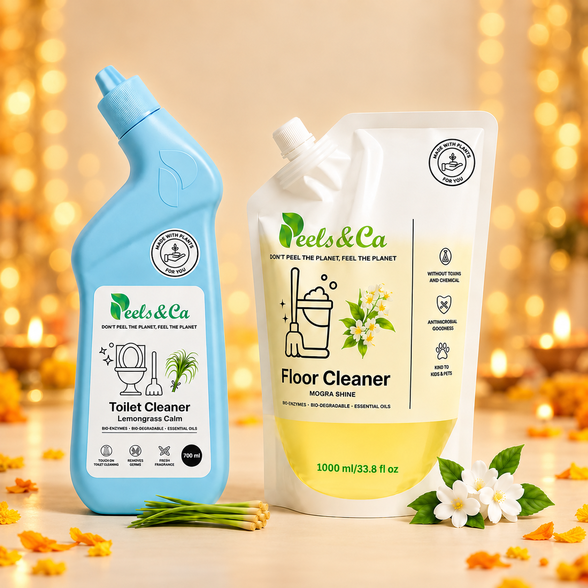 Toilet and Floor Cleaner Combo