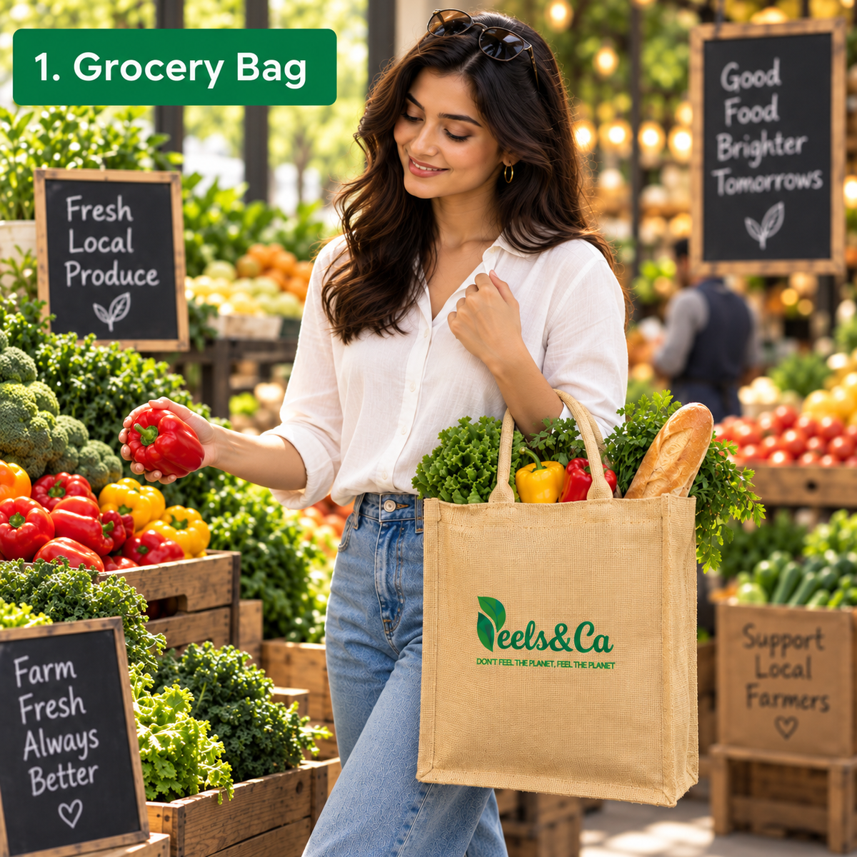 Everyday Jute Tote – Natural & Reusable