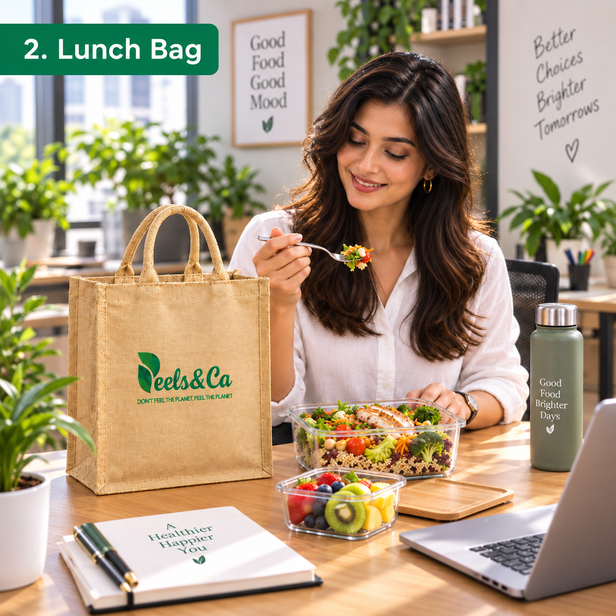 Everyday Jute Tote – Natural & Reusable