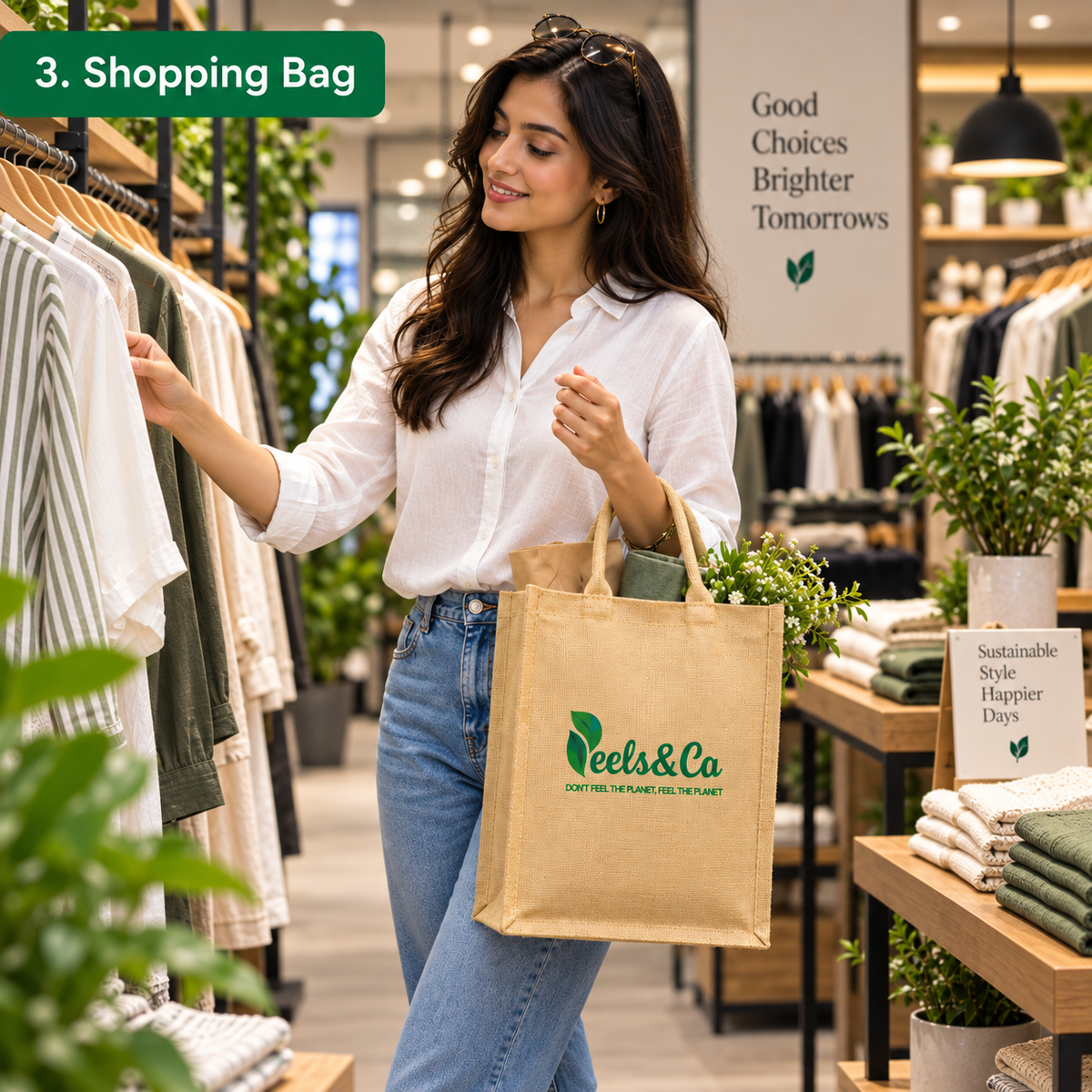 Everyday Jute Tote – Natural & Reusable