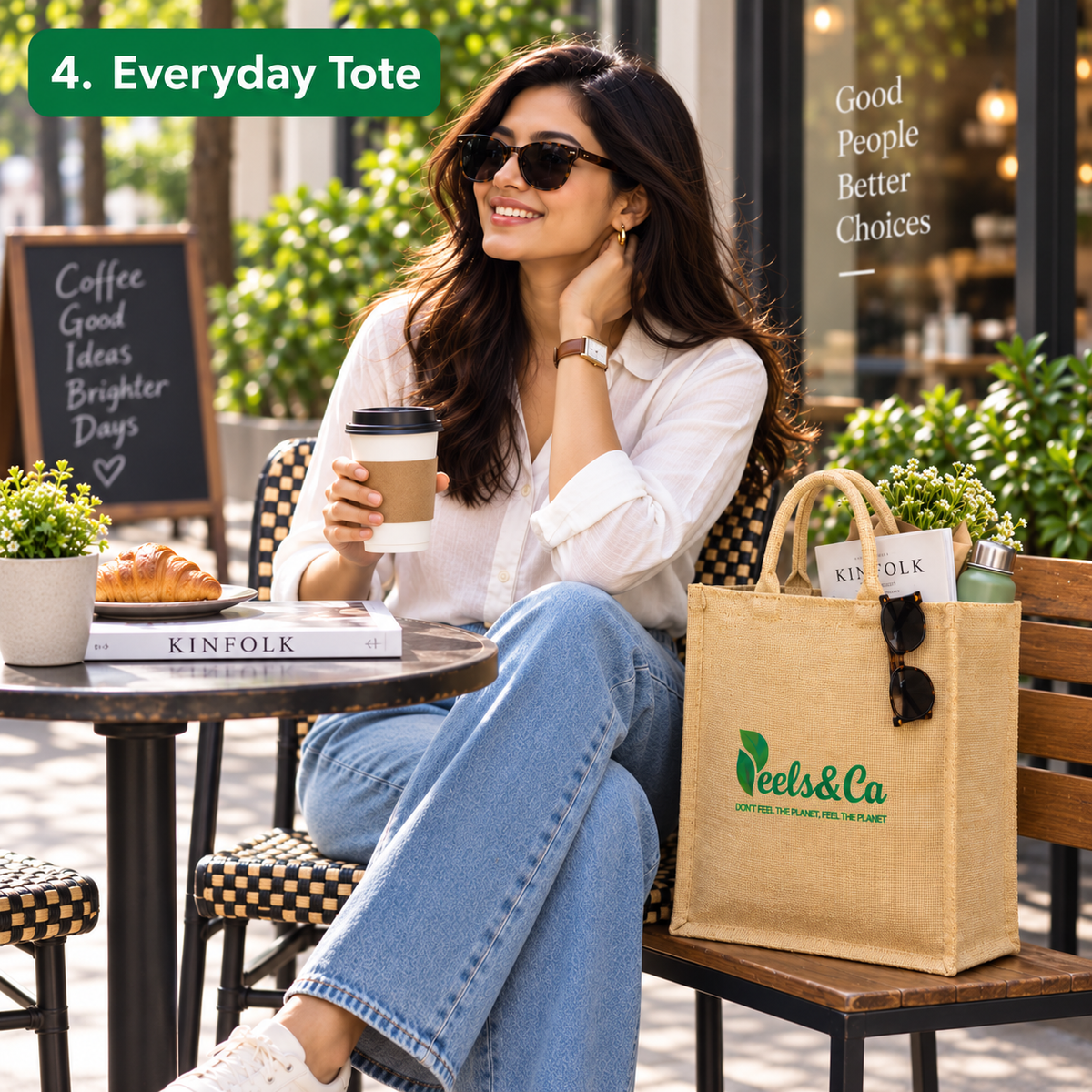 Everyday Jute Tote – Natural & Reusable