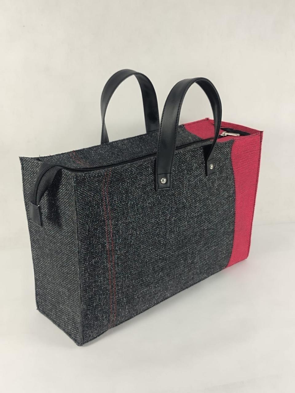 Signature Jute Tote - Lifestyle · premium · office to market