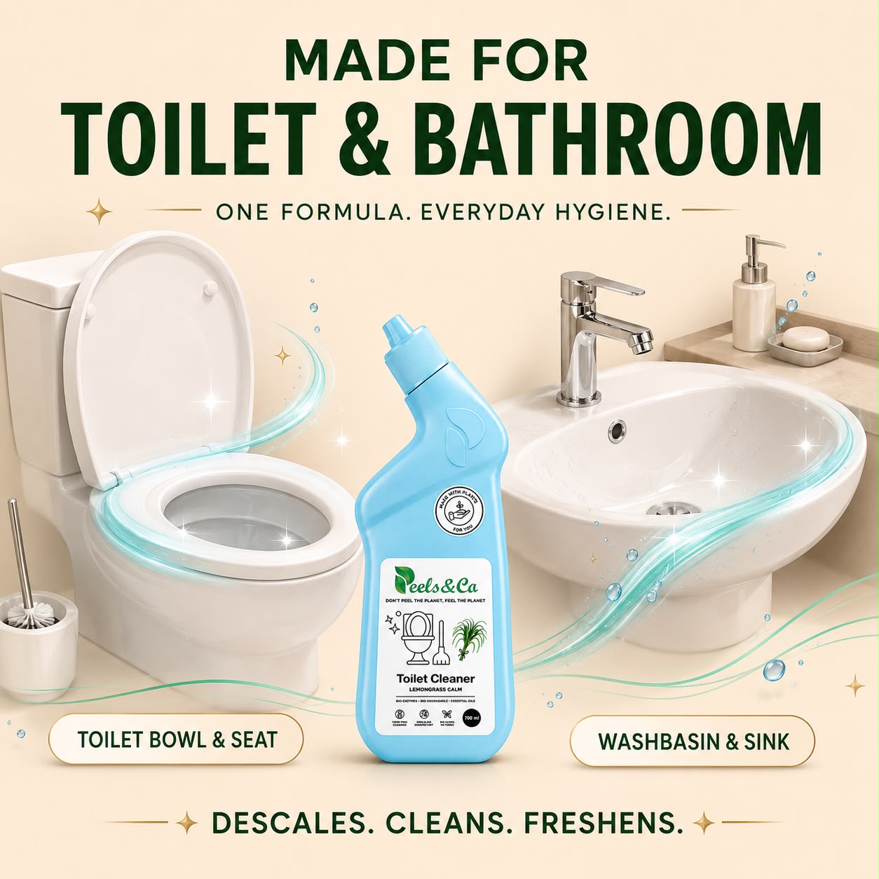 Toilet and Floor Cleaner Combo