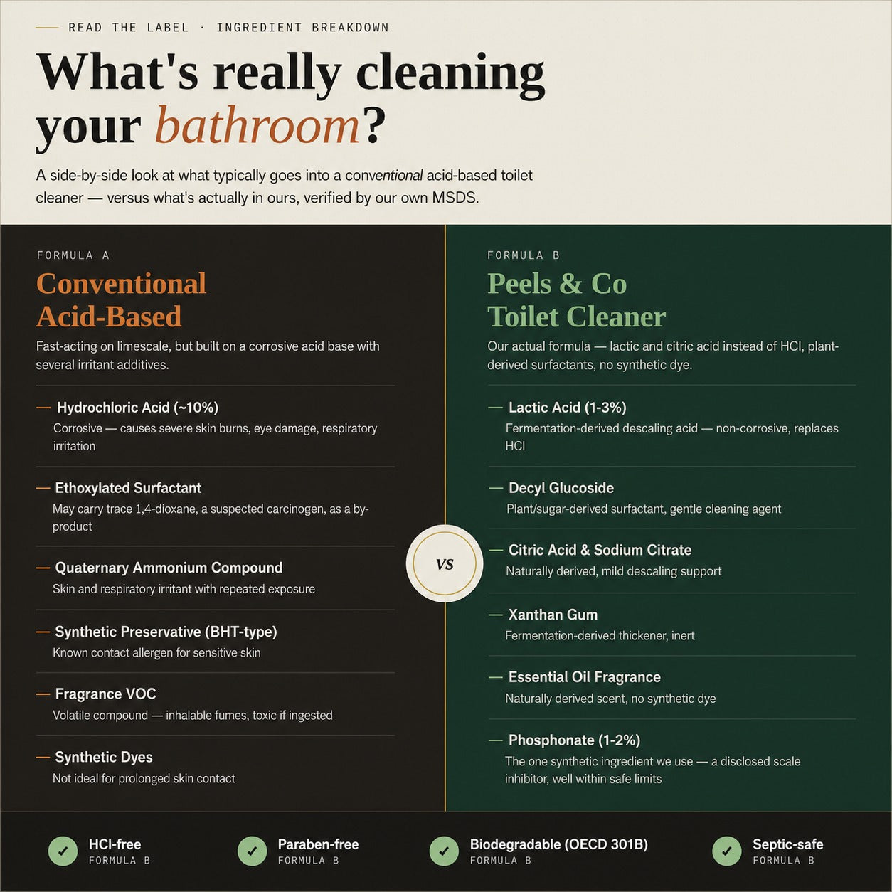 Toilet and Floor Cleaner Combo